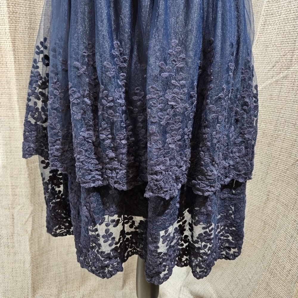 Annabella Navy Blue Semi-Formal/Homecoming/Bridesmaid Dress Size M - Picture 5 of 11